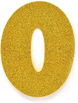 מספר הנצנצים של Homeford Eva חתוך 0, זהב, 4-1/2 אינץ ', 12-ספירות